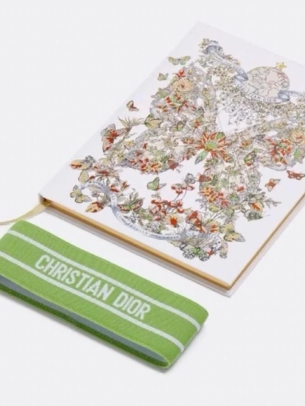 Christian Dior notebook with intricate Butterfly GWP